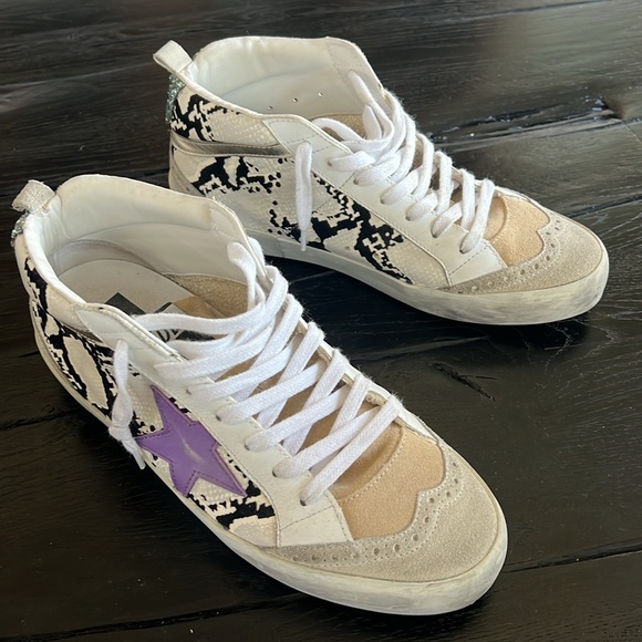 Golden Goose Mid Star Classic suede toe snake leather 38 - Picture 3 of 8